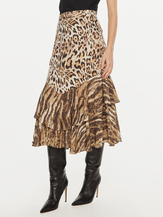 Guess Gonna midi Chantal W4BD83 WGLA2 Marrone Regular Fit, taglia : XS