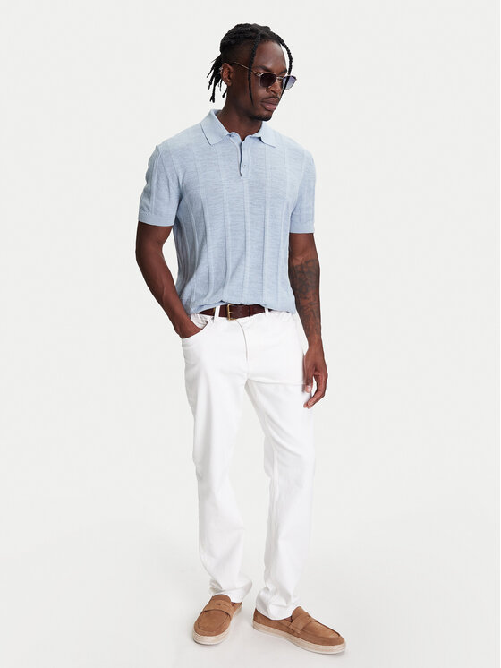 United Colors Of Benetton United Colors Of Benetton Polokošile 115GK301G Modrá Regular Fit