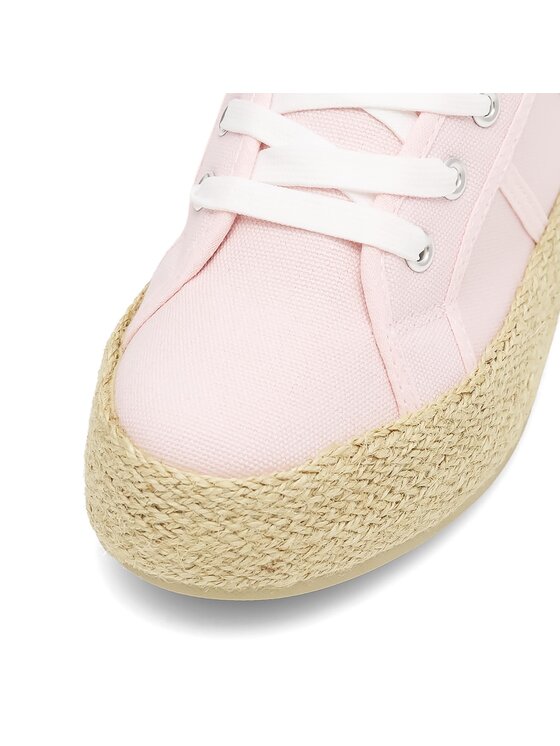 DeeZee DeeZee Espadryle WSS21067-01 Różowy