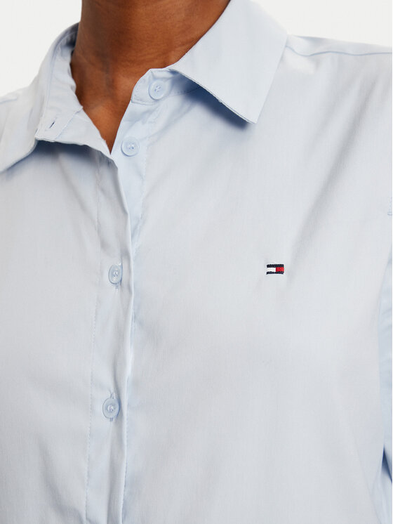 Tommy Hilfiger Tommy Hilfiger Cămașă WW0WW44084 Albastru celest Regular Fit