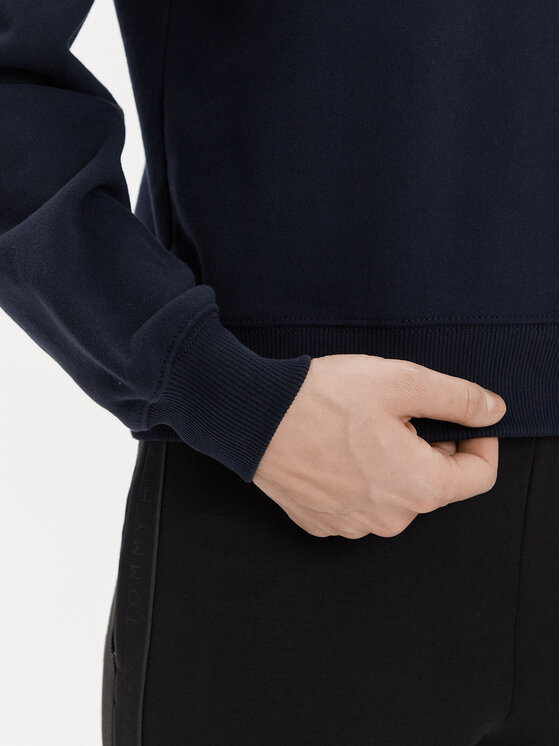 Tommy Hilfiger Tommy Hilfiger Pulóver Flag WW0WW41246 Sötétkék Relaxed Fit