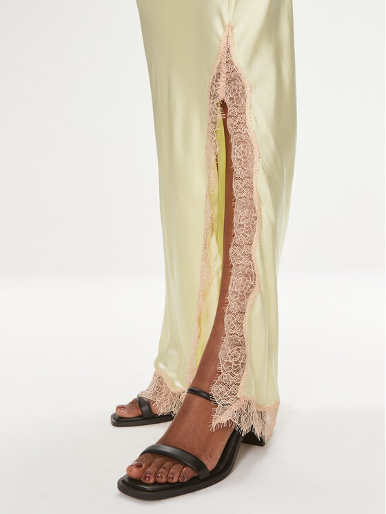 Herskind Herskind Sukienka koktajlowa Jonathan 5172370 Żółty Regular Fit