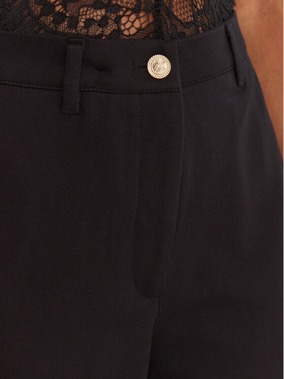 Guess Guess Hlače W5YB66 KCMU2 Crna Regular Fit