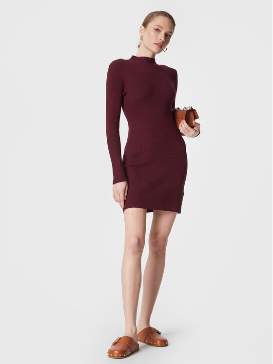 Vestito di maglia 2055453 Bordeaux Slim Fit