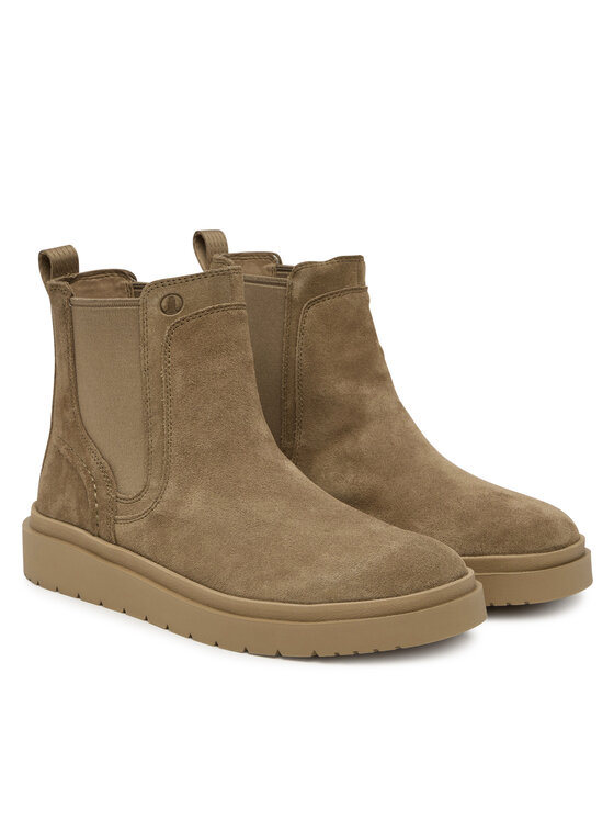 Clarks Clarks Členková obuv s elastickým prvkom Polden Easy 26183407 Béžová