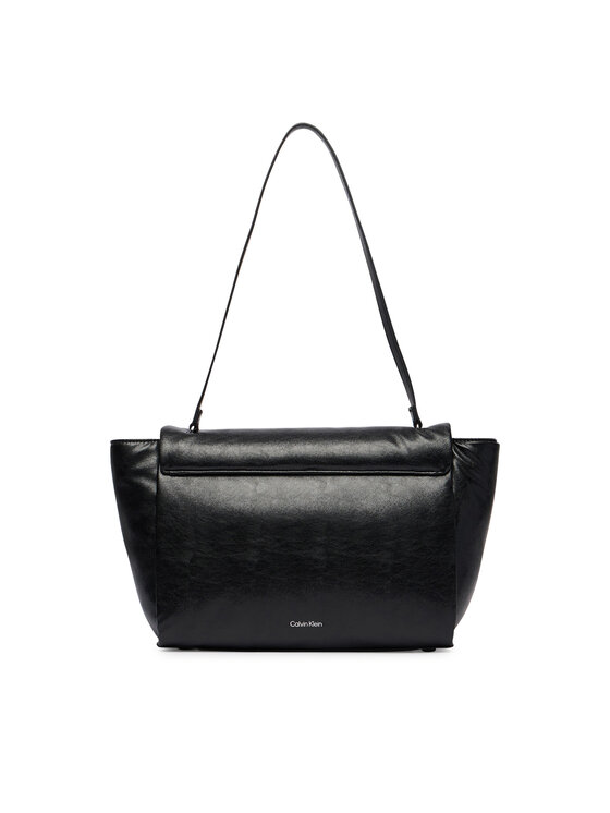 Calvin Klein Calvin Klein Torebka Emblem Hw Padded Satchel LV04F3615G Czarny
