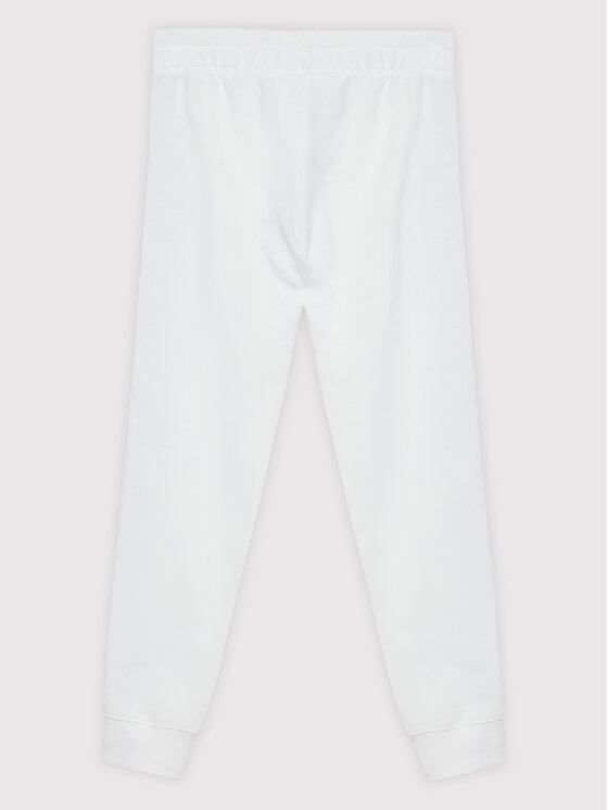 Pantaloni da tuta Rib Cuff 404355 Bianco Regular