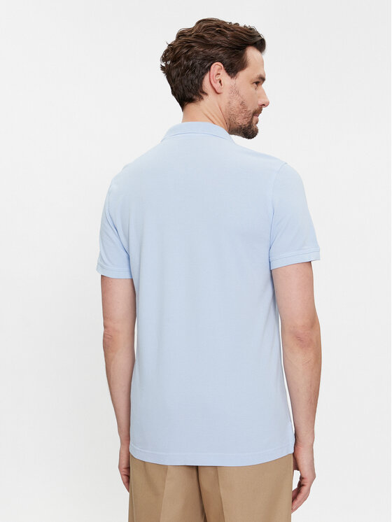 United Colors Of Benetton United Colors Of Benetton Polo 3089J3179 Błękitny Regular Fit