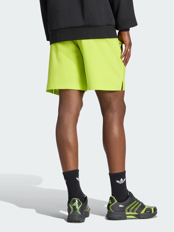 adidas adidas Szorty materiałowe 163192 Żółty Regular Fit