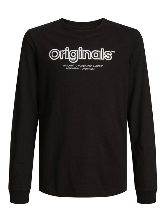 Jack&Jones Junior Bluză 12247606 Negru Standard Fit