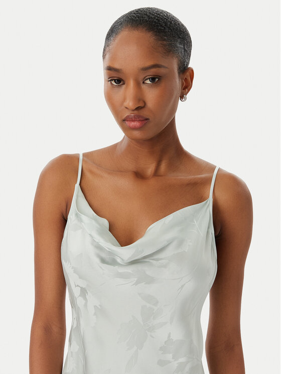 Calvin Klein Calvin Klein Vasaras kleita LV044F011G Gaiši zaļa Regular Fit