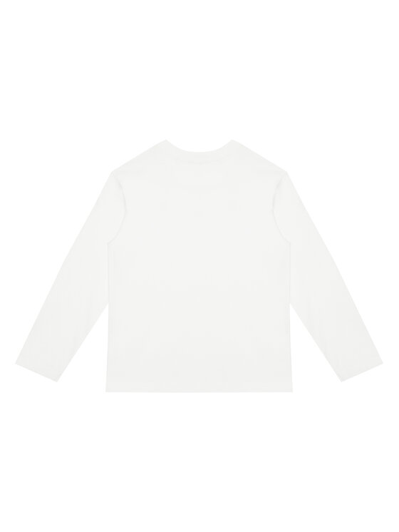 United Colors Of Benetton United Colors Of Benetton Bluzka 3I1XC10Q3 Biały Regular Fit