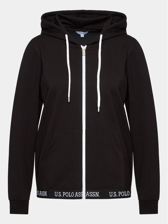 U.S. Polo Assn. U.S. Polo Assn. Суитшърт Lounge 16599 Черен Regular Fit