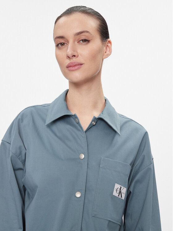 Calvin Klein Jeans Calvin Klein Jeans Košeľa J20J223241 Modrá Oversize