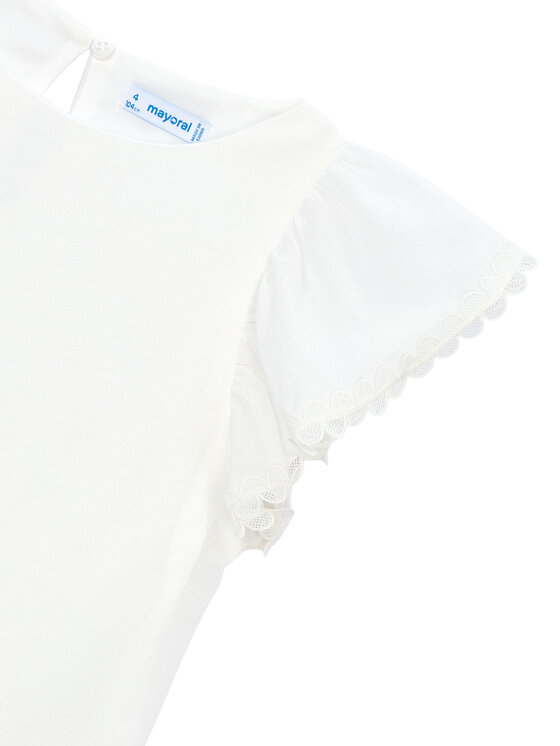 Mayoral Mayoral Särkpluus 3195 Valge Regular Fit