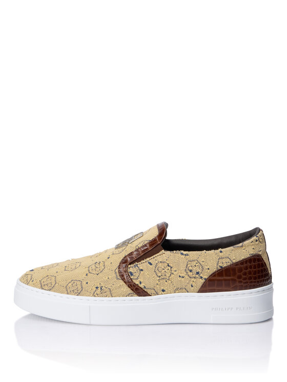 PHILIPP PLEIN PHILIPP PLEIN Sneakersy 30266 Brązowy