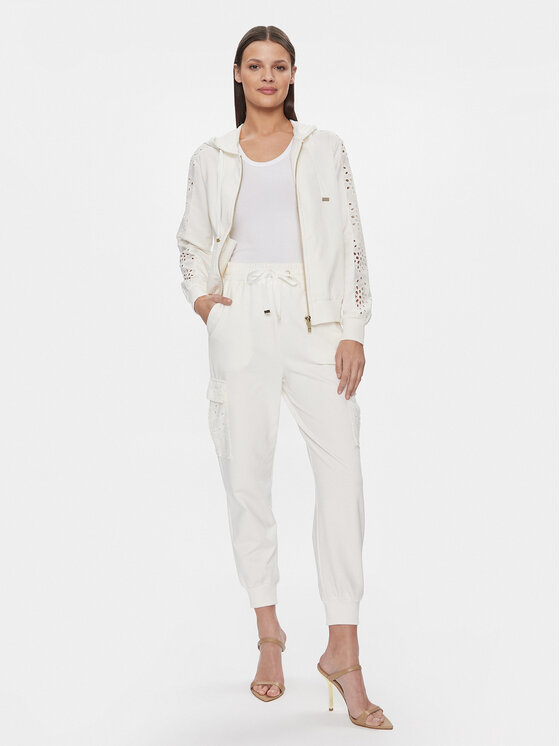 Fracomina Fracomina Jogger FR24SVC004F432R1 Écru Regular Fit