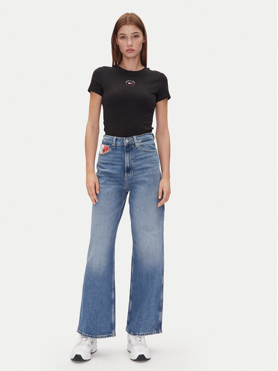 Tommy Jeans Tommy Jeans Jeansy Claire Hr Wd Rwb Bi5135 DW0DW21293 Niebieski Regular Fit