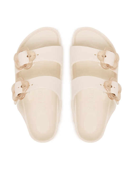 Birkenstock Birkenstock Шльопанці Arizona Flower Buckle 1031291 Білий