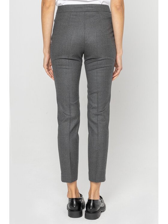 Deni Cler Milano Deni Cler Milano Spodnie materiałowe W-DC-5282-D5-E7-80-1 Szary Slim Fit