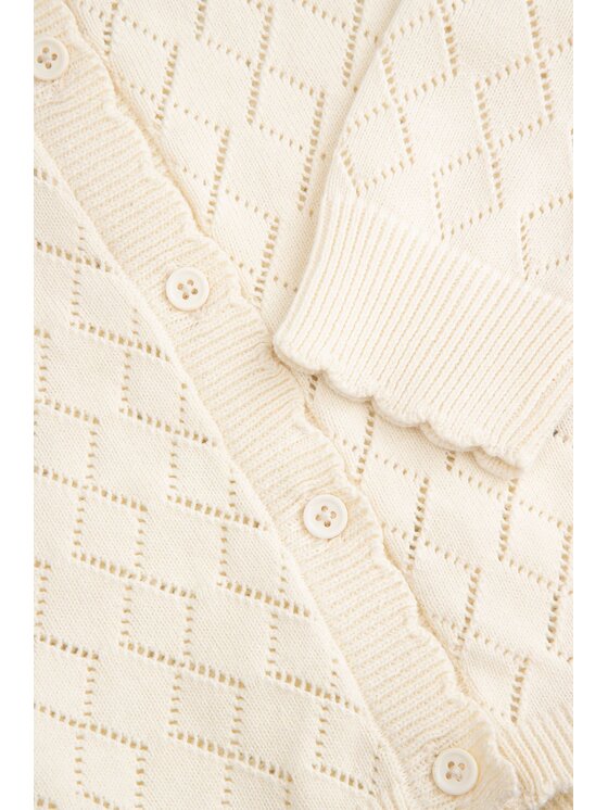 Coccodrillo Coccodrillo Sweter WC6172202FGN-003 Écru Regular Fit