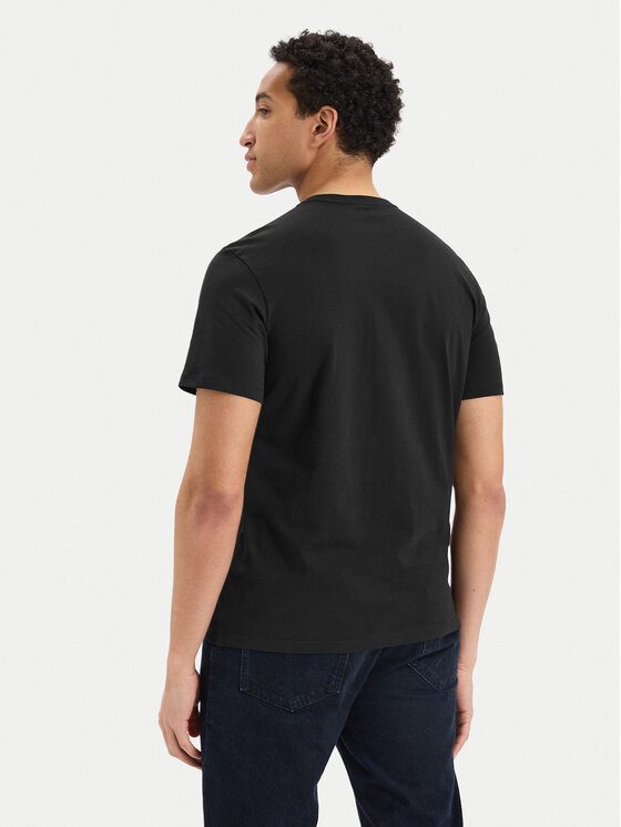 Calvin Klein Calvin Klein T-shirt SS 30s EU LV04LG809G Crna Slim Fit