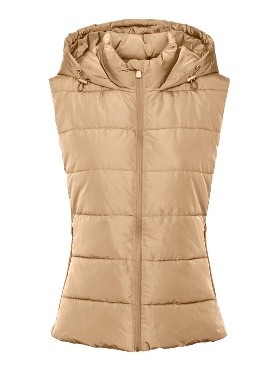 Vero Moda Vero Moda Prsluk 10289835 Smeđa Regular Fit