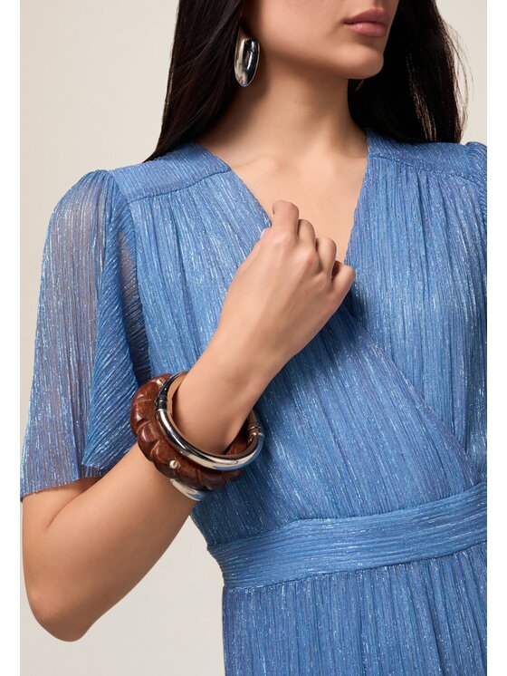 Oltre Oltre Abito da sera 7025J100867N009 Turchese A-Line Fit