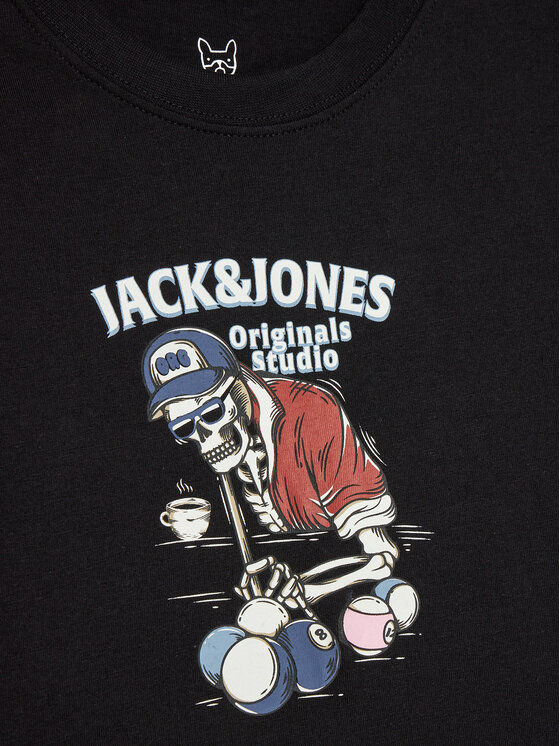 Jack&Jones Junior Jack&Jones Junior T-krekls Eight Skull 12267395 Melns Standard Fit