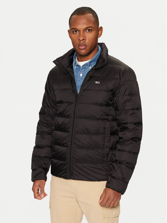 Tommy Jeans Tommy Jeans Geacă din puf DM0DM20658 Negru Regular Fit