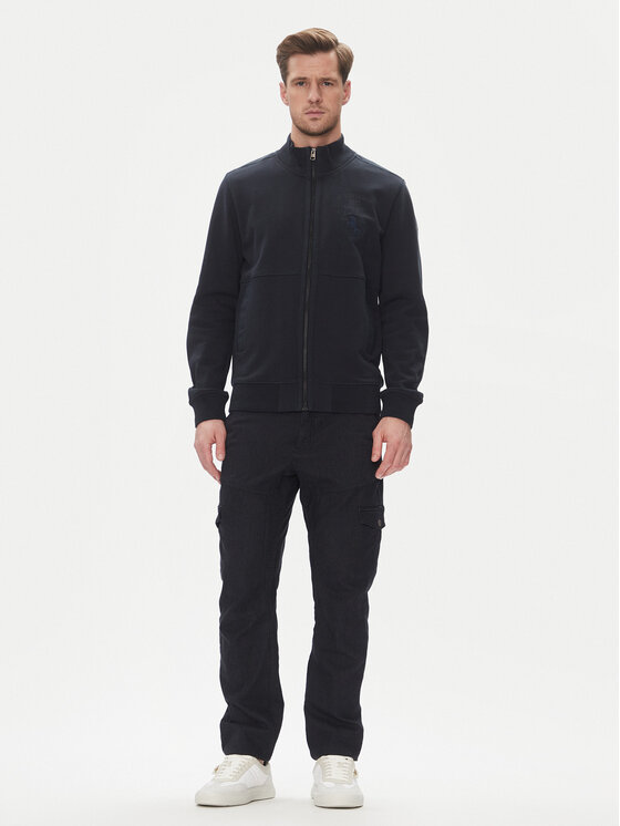 Aeronautica Militare Aeronautica Militare Majica dugih rukava 251FE2006F581 Tamnoplava Regular Fit
