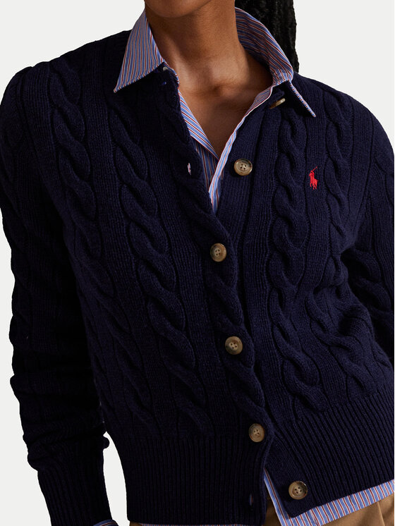 Polo Ralph Lauren Polo Ralph Lauren Kardigan 211972104004 Tamnoplava Slim Fit