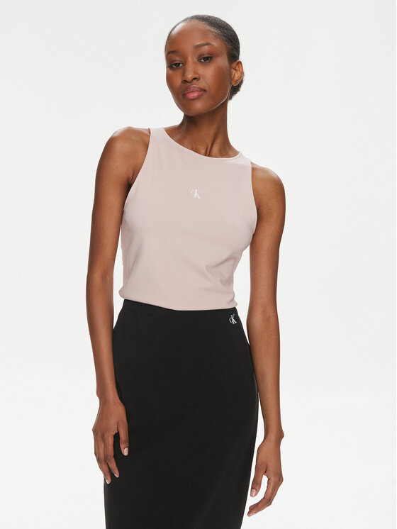 Calvin Klein Jeans Calvin Klein Jeans Top Archival J20J223107 Růžová Slim Fit