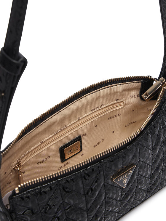 Guess Guess Τσάντα Stacey Mini HWGG97 41720 Μαύρο