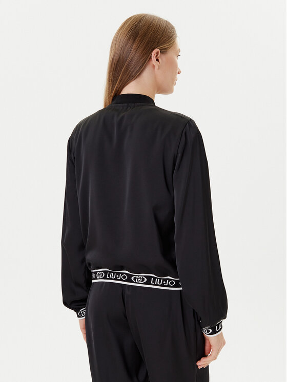 Liu Jo Sport Liu Jo Sport Bluză TF5191 T004A Negru Regular Fit