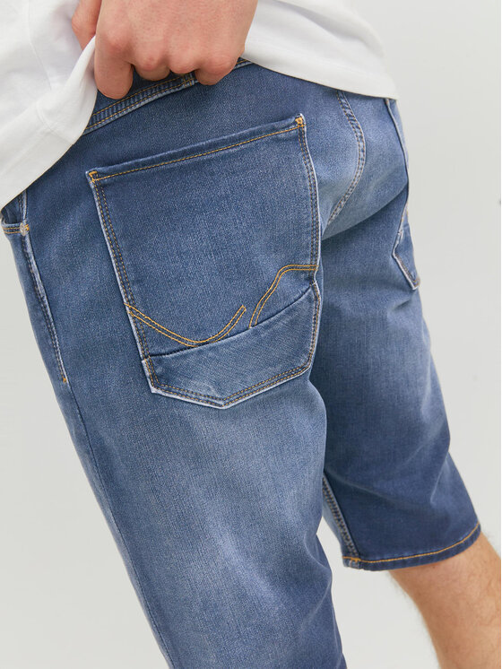 Jack&Jones Jack&Jones Džínsové šortky Cale 12223993 Tmavomodrá Regular Fit