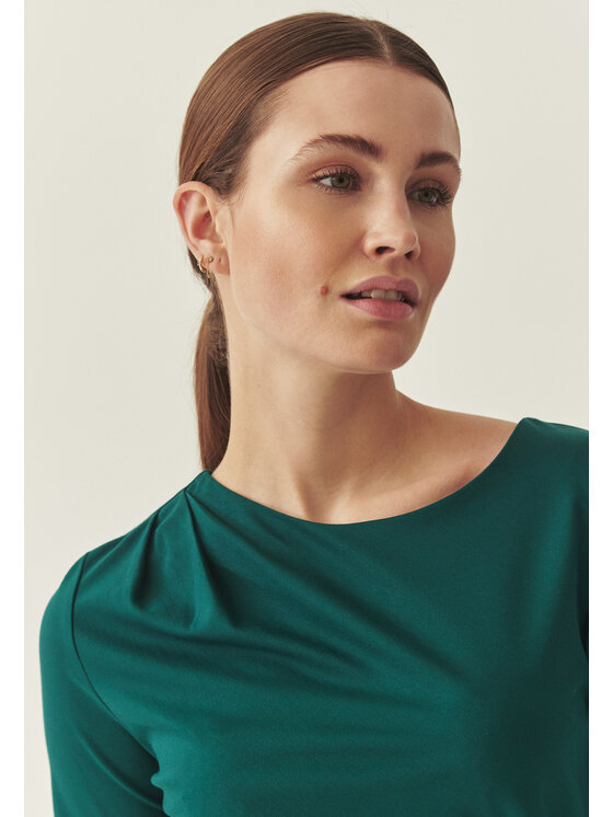 TATUUM Tatuum Úpletové šaty PRIMROSE 1 Zelená Fitted Fit