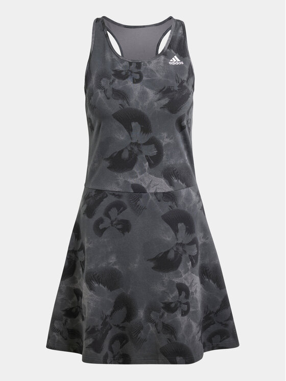 adidas adidas Літня сукня Floral Graphic IN7319 Сірий Slim Fit