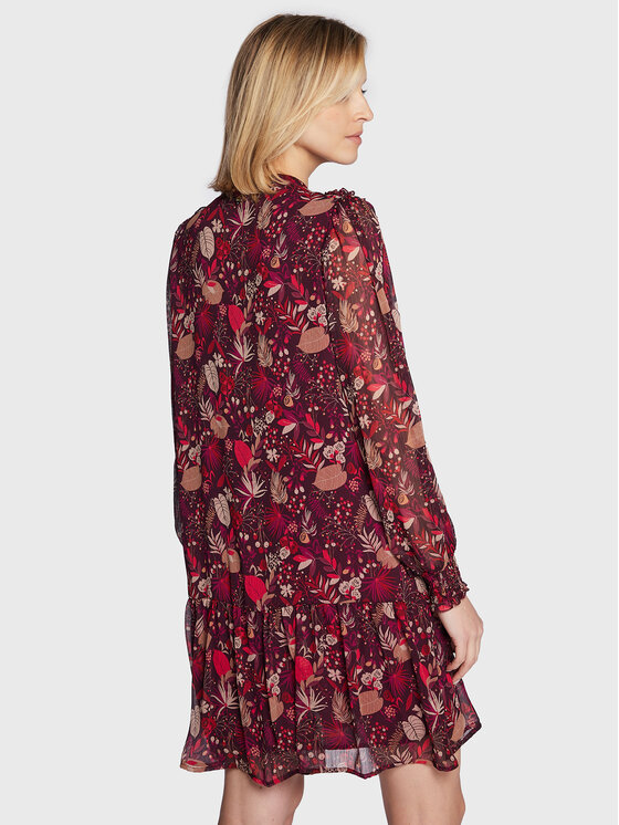 Vestito da giorno WF2317 T4674 Bordeaux Regular