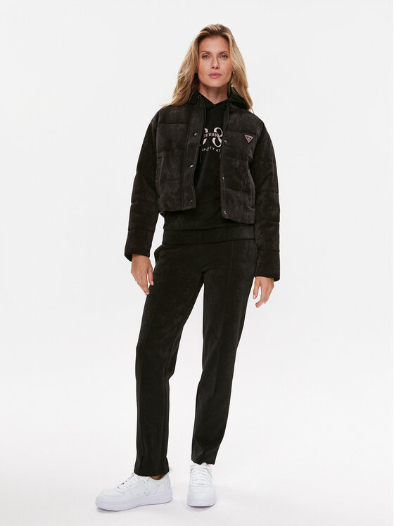 Guess Guess Kurtka puchowa Aleta V3BL00 KBC00 Czarny Regular Fit