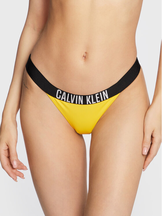 Calvin Klein Swimwear Bikini partea de jos Intense Power KW0KW01727 Galben