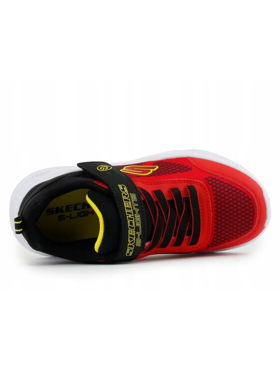 Skechers Skechers Sneakersy Meteor-Lights - Krendox Czerwony