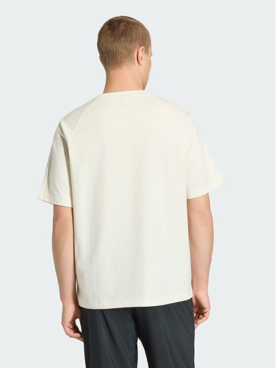adidas adidas T-Shirt 162743 Kremowy Loose Fit