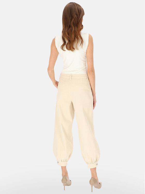 L’AF L’AF Jeansy Hera Beżowy Wide Leg