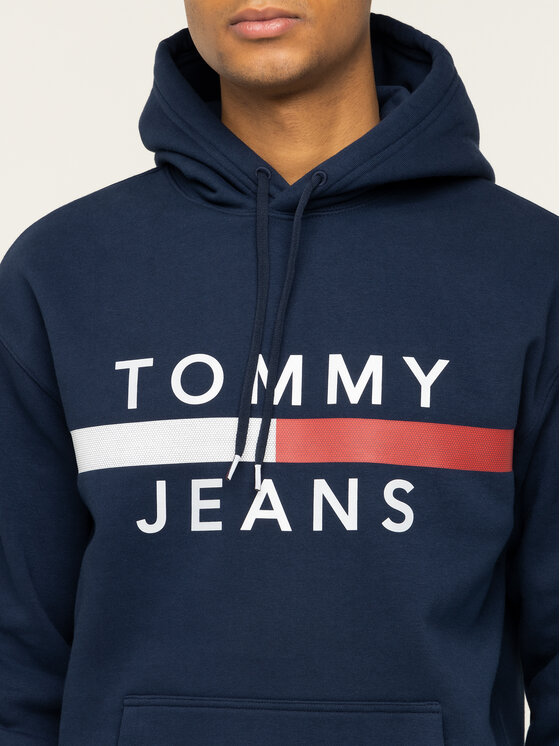 Tommy Jeans Tommy Jeans Felpa Tjm Reflective Flag DM0DM07410 Blu scuro Regular Fit