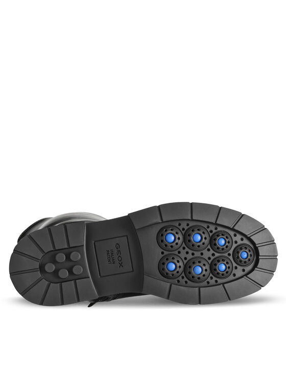 Geox Geox Muszkieterki D Spherica Ec7 D46VDC 0BC43 C9999 Czarny