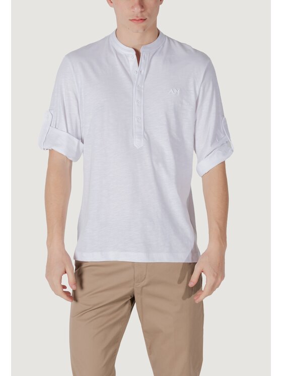 Antony Morato Antony Morato T-Shirt REGULAR FIT WITH EMBROIDERED LOGO Biały Regular Fit