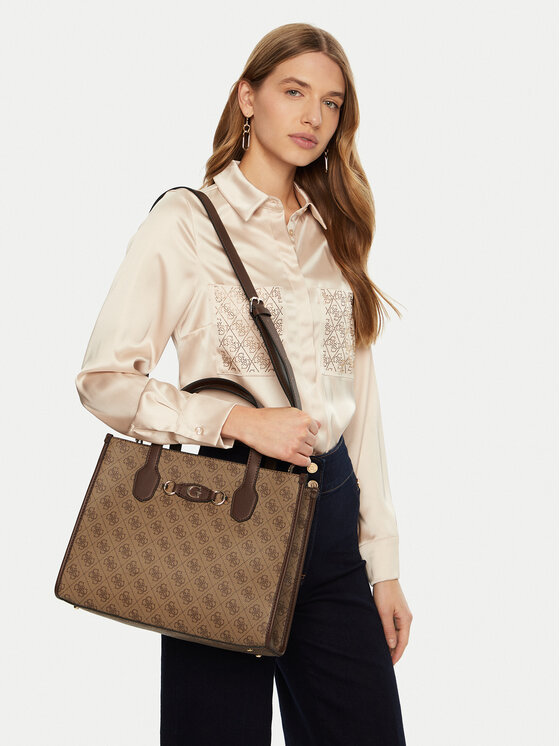 Guess Guess Ročna torba HWSG86 54220 Rjava