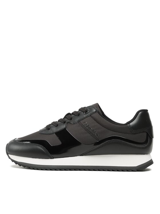 Calvin Klein Calvin Klein Laisvalaikio batai Low Top Lace Up Heat Bond HM0HM00551 Juoda