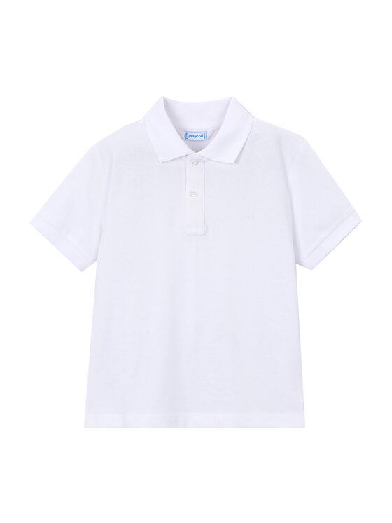 Mayoral Tricou polo 150 Alb Regular Fit